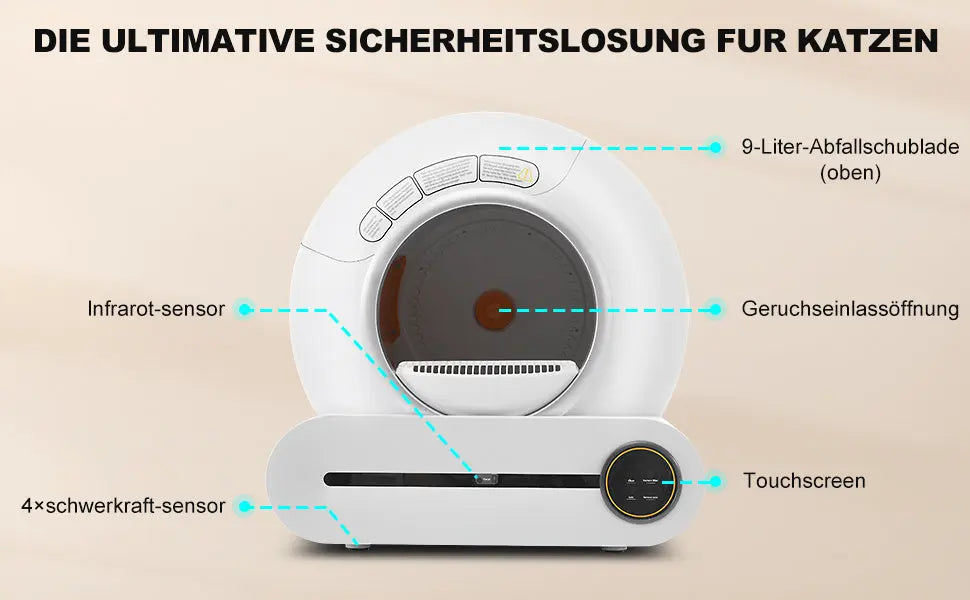 Automatisches Katzenklo mit Intelligenter App-Steuerung und Geruchskontrolle Product vendor