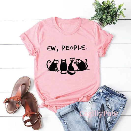 Katzen-Komplott: "Eeew, Menschen"-Shirt Product vendor